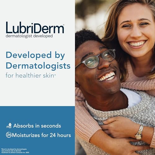 Lubriderm Daily Moisture Hydrating Unscented Body Lotion with Vitamin B5 for Normal to Dry Skin, Non-Greasy and Fragrance-Free Lotion. 1 fl. oz