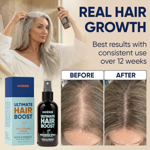 Moerie Hair Growth Serum Spray - Biotin & Rosemary for Men & Women