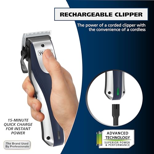 Wahl Lithium Ion Pro Rechargeable Cordless Hair Clippers
