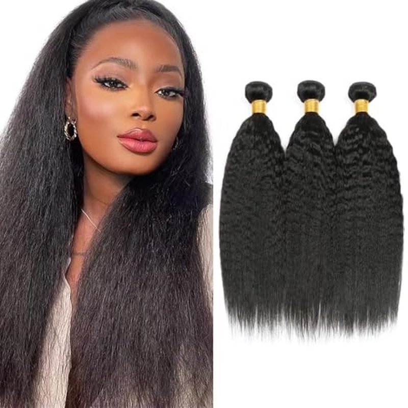 #1B Yaki Straight Hair Bundles 26 Inch 150g Brazilian