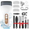 Electric Callus Remover Pedicure Kit with 3 Roller Heads