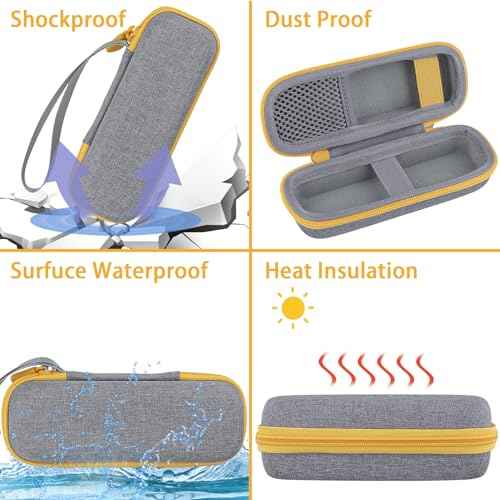 Aenllosi Hard Case Compatible with Microtouch Solo Titanium, Microtouch Beard & Body Razor Organizer (Case Only)