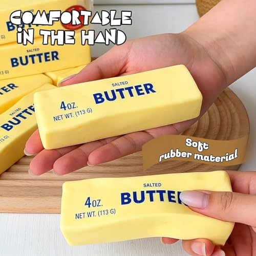 Dumpling Butter Squishy Toy - Soft Stress Relief Fidget