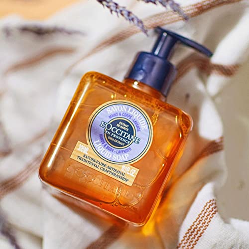 L'OCCITANE Shea Butter Hand & Body Liquid Soap - Moisturizing, Gentle Cleansing