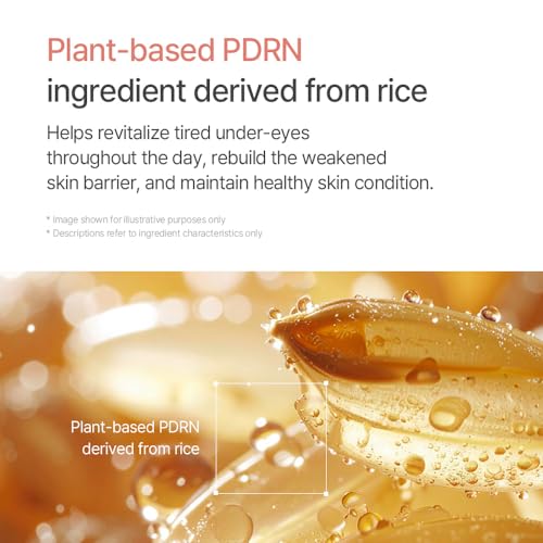 mixsoon PDRN Collagen Eye Serum - Revived Under Eye Serum with Gentle, Smooth Formula for Sensitive Under Eye Skin 20ml / 0.68 fl.oz. Korean Glass Skin Care