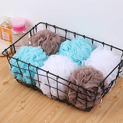 Bath Loofah Sponge Scrubber Set of 6 - Exfoliating Pouf