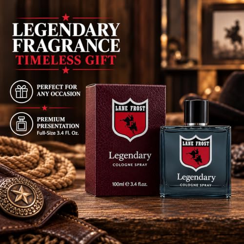 Lane Frost Legendary Original Men's Cologne 3.4 Fl Oz - Western Inspired Fragrance