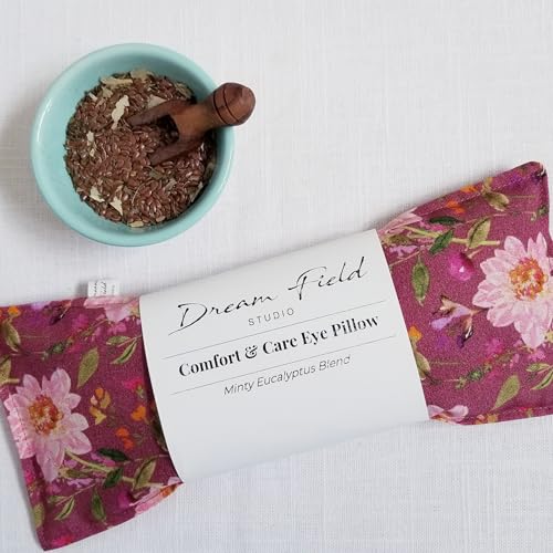 Mint Eye Pillow with Flaxseed & Eucalyptus | Handmade USA