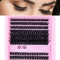 280 Pcs 9-16MM Cluster Lash Extensions Kit | 3D Wispy Fluffy