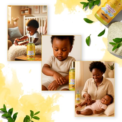KIYAMEL Miracle Pure Argan Baby Oil Natural Moisturizing Oil with Vitamin E & Omega 6 Fatty Acids, Deep Hydration for Soft Skin, Hair, Face & Nails Nourishing Daily Care for a Healthy and Radiant Glow