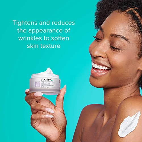 ClarityRx SomeBODY To Love 4-in-1 Anti-Aging Body Cream, Natural Plant-Based Moisturizing Lotion for Brightening, Tightening & Smoothing Dry Skin (3.5 oz)