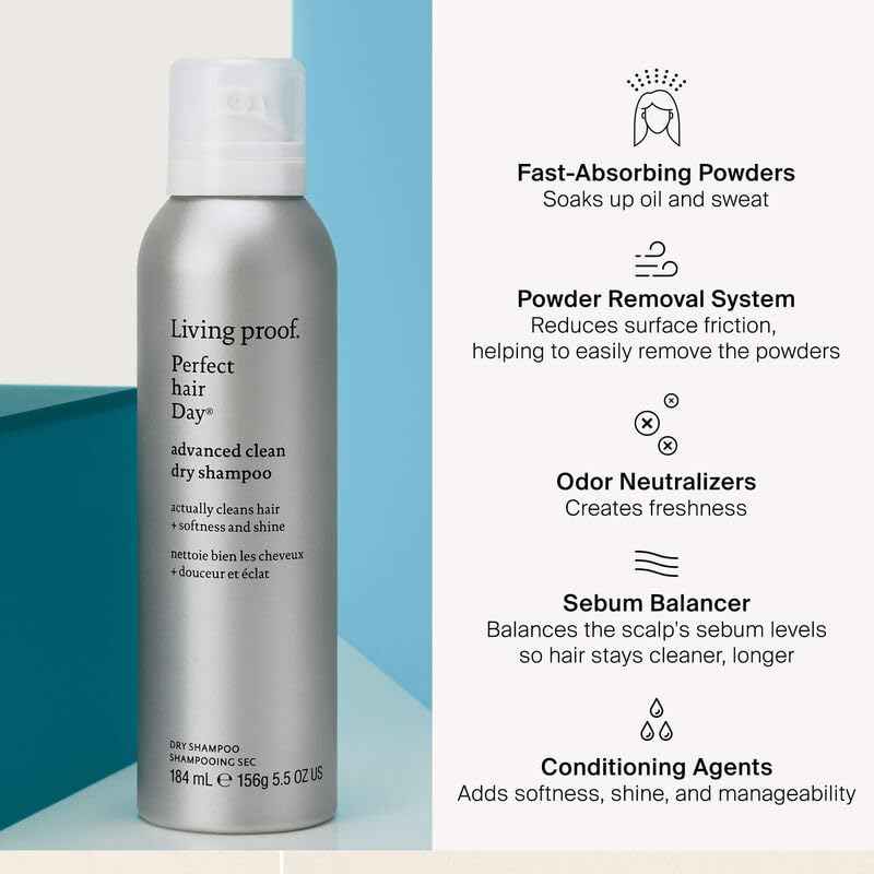 Living Proof Travel Size Advanced Clean Dry Shampoo + Dry Volume & Texture Spray Bundle ($37 Value)