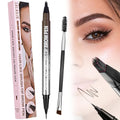 CALAILIS 2-in-1 Eyebrow Pen - 4D Microblading Fork Tip & Fine Liner