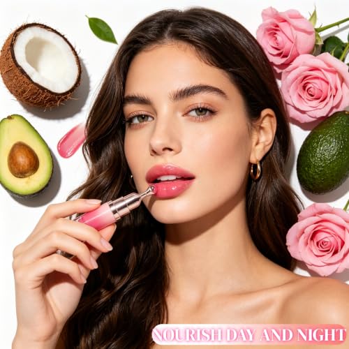 Brightening Lip Serum with Metal Applicator - Hydrating & Plumping