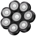 Universal Replacement Heads for Blade,Replacement Blades Compatible with Most Major Head Shaver Brands, Easy-to-Install Electric Razor Shaver Heads for Bald Men. (8 Black)