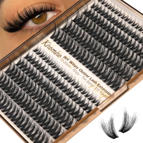 Kiromiro Wispy Lash Clusters 10-20mm Fluffy Eyelash Extensions