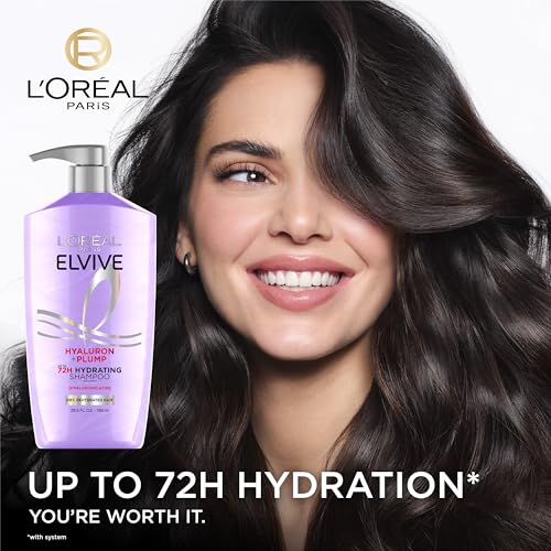 L'Oreal Paris Elvive Hyaluron Plump Hydrating Shampoo 26.5 Fl Oz