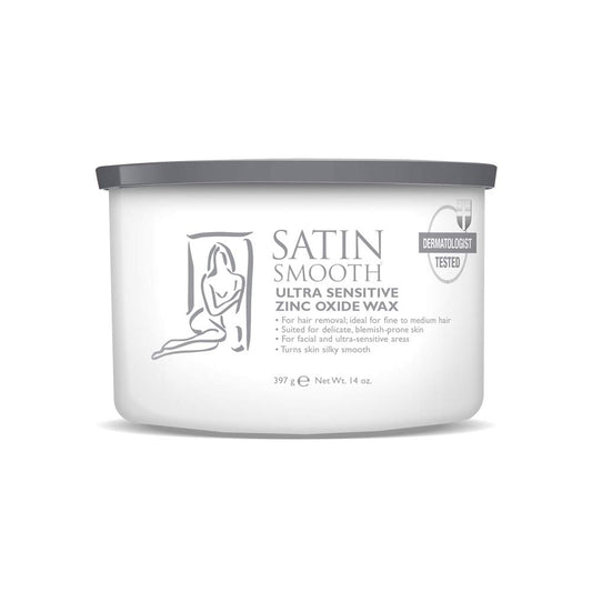 Satin Smooth Zinc Oxide Hair Removal Wax 14oz.