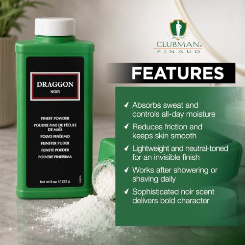 Clubman Virgin Island Bay Rum Body Powder 9 oz