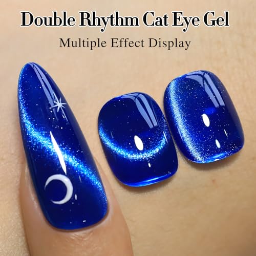 Double Rhythm Cat Eye Gel Polish 15ml with Magnetic Tool