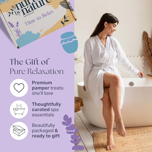 Nurture by Nature 6-Piece Spa Gift Basket for Women