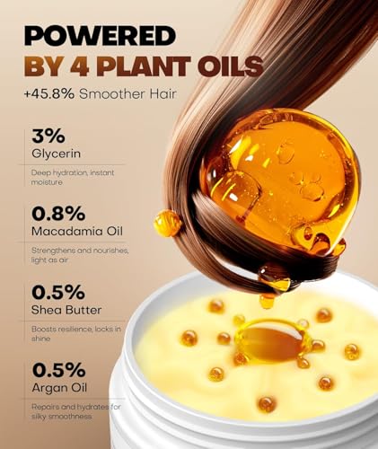 Collagen Hair Mask with Keratin & 4 Hydrolyzed Proteins, 16.9 OZ