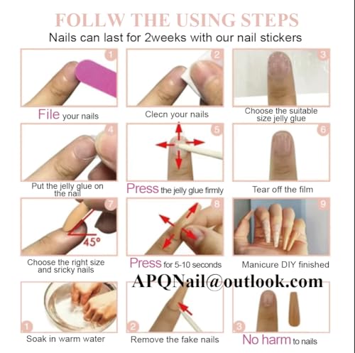 APQ Fake nails by Handmade，Red Minimalist，Medium Length Almond，Fingertip Delineation