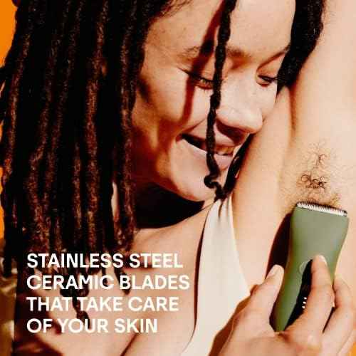 Meridian - Trimmer Replacement Blade - Sage Ceramic Blades for Electric Body & Pubic Hair Trimmer - 3 Pack