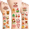 100 Glow in the Dark Christmas Temporary Tattoos