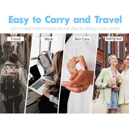 Airless Pump Bottles 0.5oz, 3-Pack Leak-Proof Lotion Dispenser