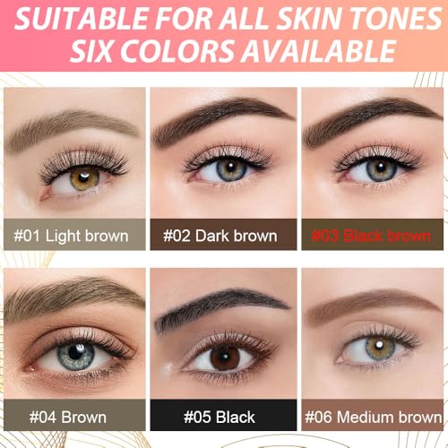 evpct Dual-Ended Microblading Eyebrow Pen - 2Pc Set