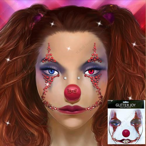 Face Gems Jewels Temporary Tattoos for Halloween