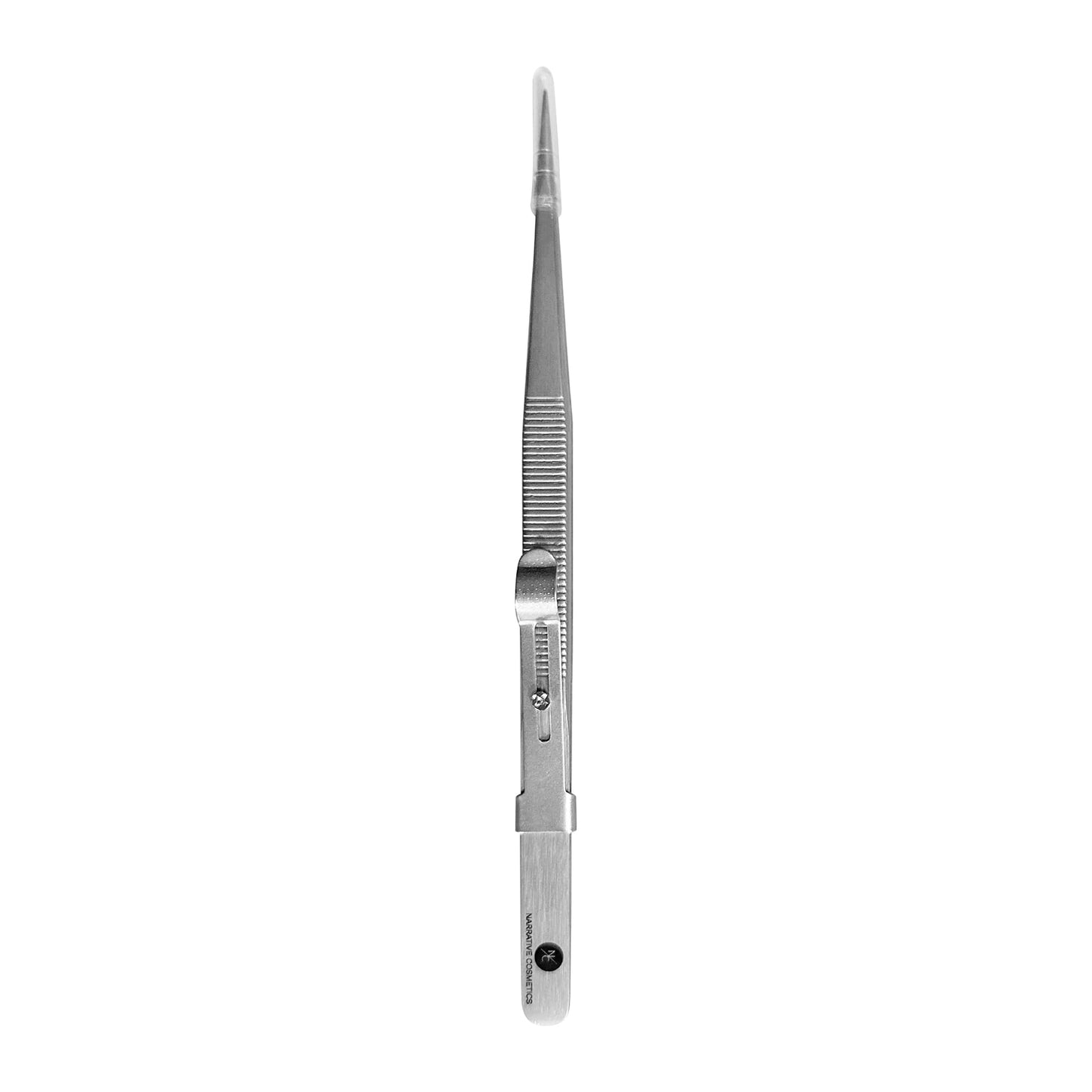Stainless Steel Tweezers with Sliding Lock - Pointed Tips