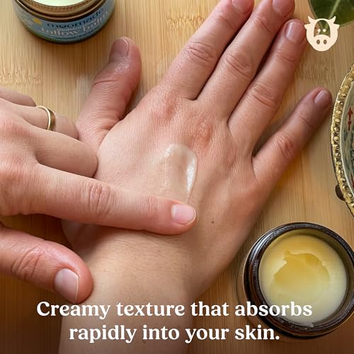 Organic Beef Tallow Balm with Frankincense, Lavender, & Rosehip Oil, 1 oz ? Hand Made in USA Tallow Moisturizer for Dry, Sensitive Skin, Rosacea, Eczema | Natural Hydration for Face & Body