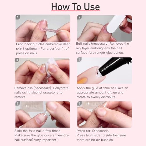 CurvLife Super Strong Nail Glue 15g - Quick Drying for Press On Nails