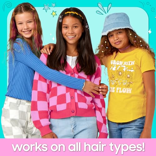 Just My Style 4-in-1 Hair Styler Kit with Gems, Beads & Chalk