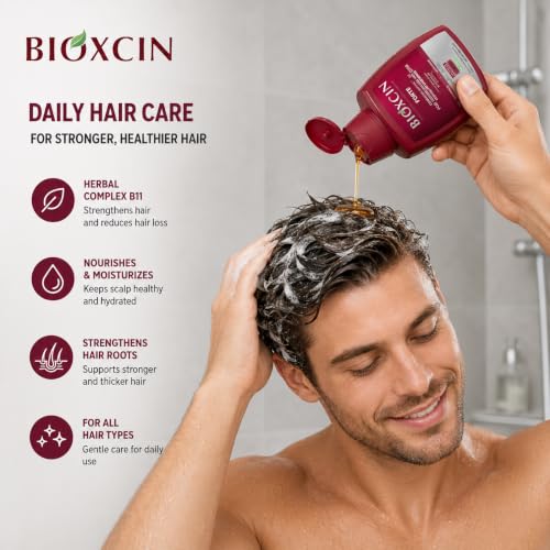 BIOXCIN Herbal Shampoo for Hair Loss & Thicker Hair Care