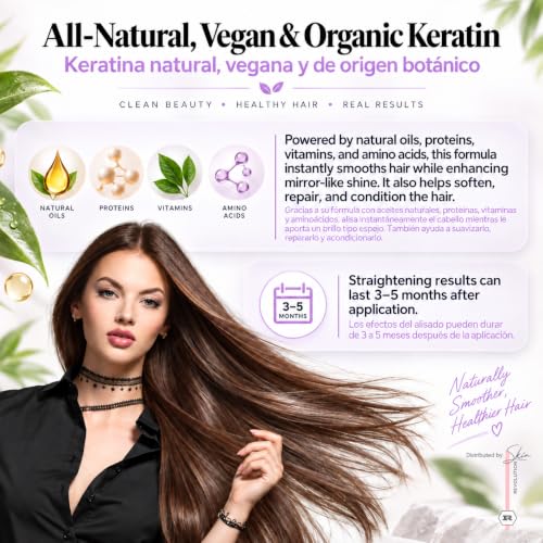 Skin Revolution Ritual Botanico Organic Keratin Hair Treatment Set 8.45 Fl Oz