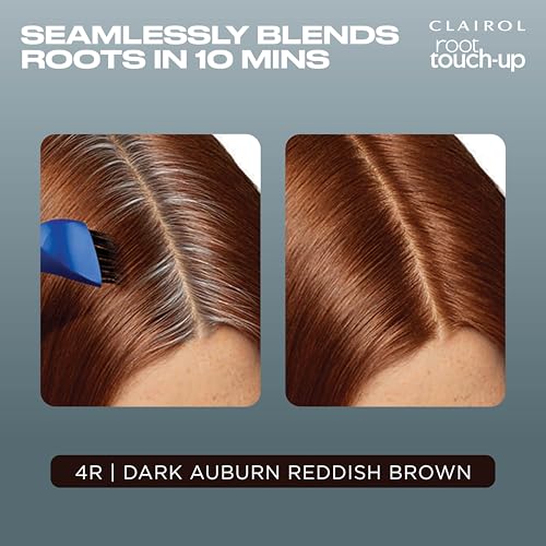 Clairol Root Touch Up Permanent Hair Dye 4R Dark Auburn Reddish Brown 1.1 Fl Oz