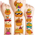96 PCS Thanksgiving Fall Temporary Tattoos for Kids