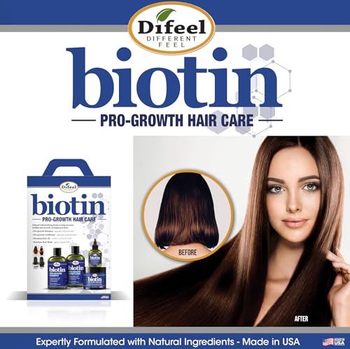 Difeel Pro-Growth Biotin Conditioner for Hair Growth 12 oz. - Conditioner for Thin Hair