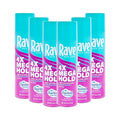 Rave 4X Mega Long-Lasting Firm Hold Scented Hair Spray for Heat Protection, Volume and Shine - ClimaShield for Extra Humidity & Minimizes Frizz - 6 pc