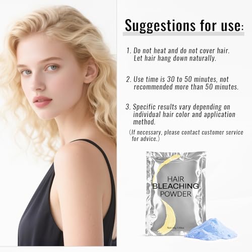 COSMTEK Hair Bleach Powder Blue - 8 Levels Lift 45g