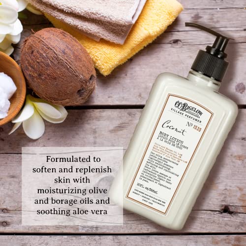 C.O. Bigelow Coconut Apothecary Duo Hand Care Gift Set, Hand Wash & Body Lotion, Liquid Soap & Moisturizing Lotion, Set of 2, 10 Fl Oz