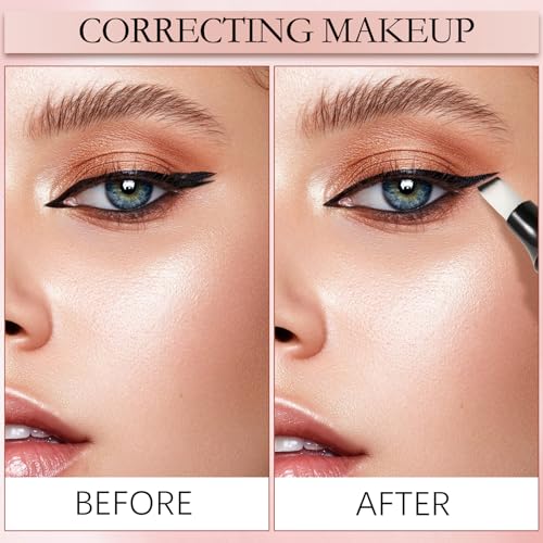 Boobeen Makeup Remover Pen - Precision Corrector for Eyeliner, Eyebrow, Mascara and lipstick Coverup, Travel-Friendly Gentle Formula