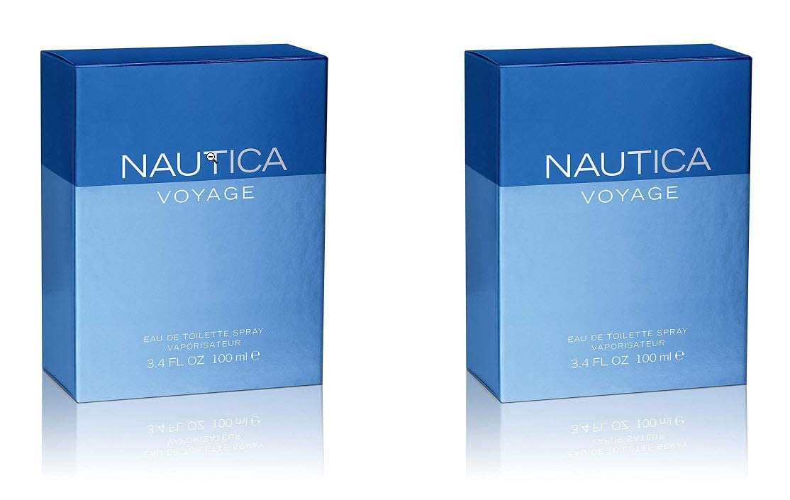 Nautica Voyage by Nautica for Men - 3.4 oz EDT Spray - (Pack of 2)