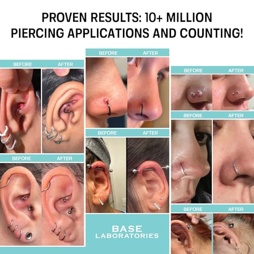 BASE LABORATORIES Piercing Aftercare Saline Spray 4oz