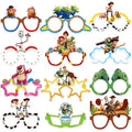 12-Pack Cartoon Role-Playing Party Glasses for Kids & Adults