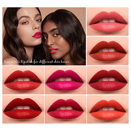 KISSIO Mini Lipstick Set - 16 Colors Matte Velvety Waterproof