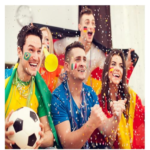 World Flag Temporary Tattoos - 35 Sheets Waterproof Stickers